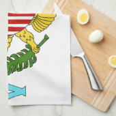 Linge De Cuisine Drapeau des Îles Vierges américaines (Quart Plié)