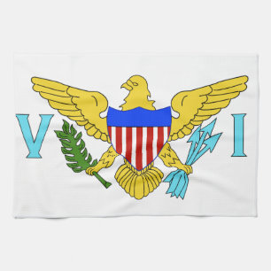 Linge De Cuisine Drapeau des Îles Vierges américaines