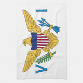 Linge De Cuisine Drapeau des îles Vierges américaines patriotiques (Vertical)