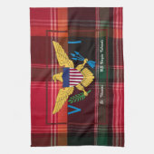 Linge De Cuisine Drapeau des îles Vierges américaines St. Thomas US (Vertical)