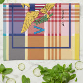 Linge De Cuisine Drapeau des îles Vierges américaines St. Thomas US (Plié)