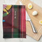 Linge De Cuisine Drapeau des îles Vierges américaines Ste Croix USV (Quart Plié)