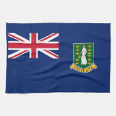 Linge De Cuisine Drapeau des îles Vierges britanniques (Horizontal)