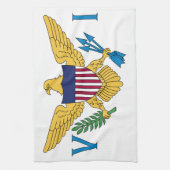Linge De Cuisine Drapeau des Îles Vierges des États-Unis (Vertical)