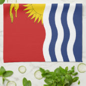 Linge De Cuisine Drapeau des Kiribati (Plié)