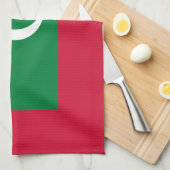 Linge De Cuisine Drapeau des Maldives (Quart Plié)