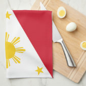 Linge De Cuisine Drapeau des Philippines (Quart Plié)
