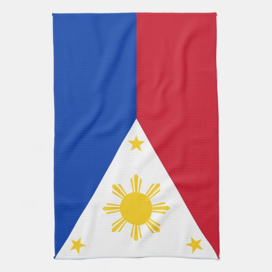 Linge De Cuisine Drapeau des Philippines (Vertical)