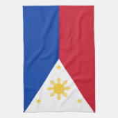 Linge De Cuisine drapeau des Philippines (Vertical)