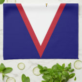 Linge De Cuisine Drapeau des Samoa américaines patriotiques (Plié)