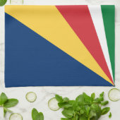 Linge De Cuisine Drapeau des Seychelles (Plié)