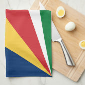 Linge De Cuisine Drapeau des Seychelles (Quart Plié)
