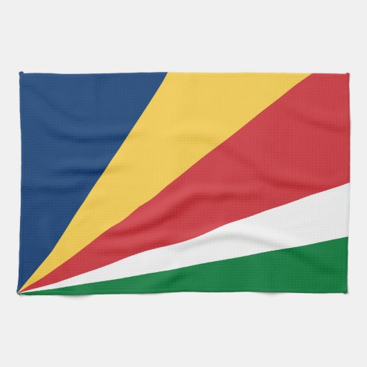 Linge De Cuisine Drapeau des Seychelles (Horizontal)