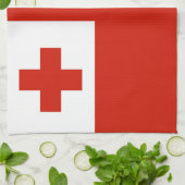 Linge De Cuisine Drapeau des Tonga (Plié)