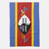 Linge De Cuisine Drapeau d'Eswatini (Vertical)