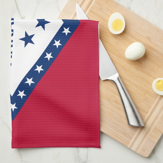 Linge De Cuisine Drapeau d'État de l'Arkansas (Quart Plié)