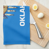 Linge De Cuisine Drapeau d'État de l'Oklahoma (Quart Plié)