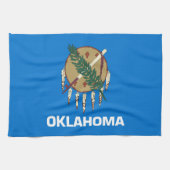 Linge De Cuisine Drapeau d'État de l'Oklahoma (Horizontal)