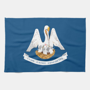 Linge De Cuisine Drapeau d'État de Louisiane