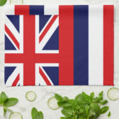 Linge De Cuisine Drapeau d'État d'Hawaii (Plié)