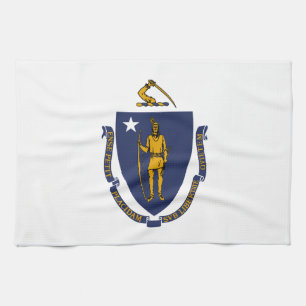 Linge De Cuisine Drapeau d'État du Massachusetts