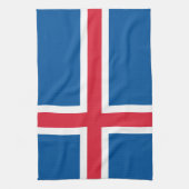 Linge De Cuisine Drapeau d'Islande (Vertical)