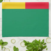 Linge De Cuisine Drapeau du Bénin patriotique (Plié)