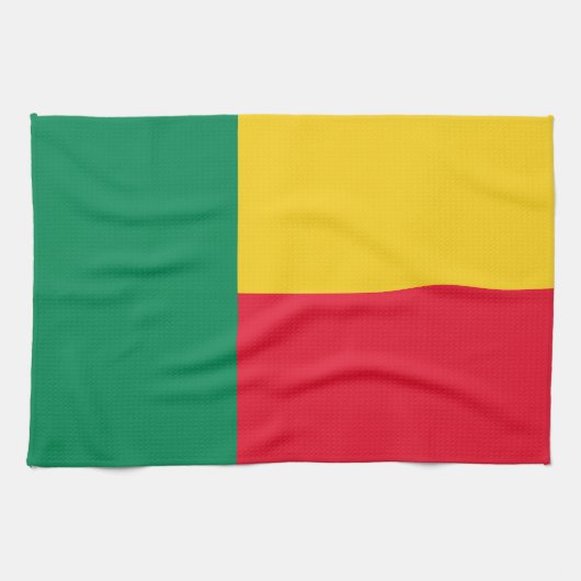 Linge De Cuisine Drapeau du Bénin patriotique (Horizontal)