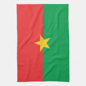 Linge De Cuisine Drapeau du Burkina Faso patriotique (Vertical)