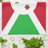 Linge De Cuisine Drapeau du Burundi patriotique (Plié)