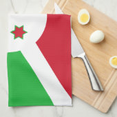Linge De Cuisine Drapeau du Burundi patriotique (Quart Plié)