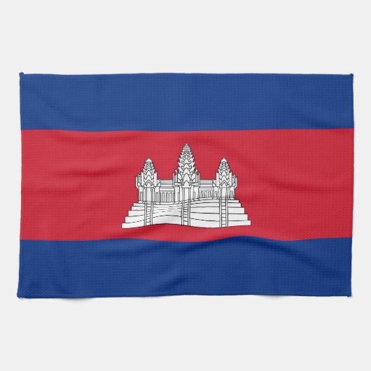 Linge De Cuisine drapeau du Cambodge (Horizontal)