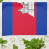 Linge De Cuisine Drapeau du Cambodge patriotique (Plié)