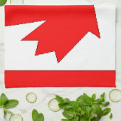 Linge De Cuisine Drapeau du Canada (Plié)