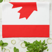 Linge De Cuisine Drapeau du Canada (Plié)