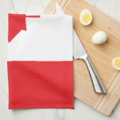 Linge De Cuisine Drapeau du Canada (Quart Plié)