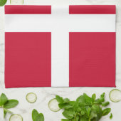 Linge De Cuisine Drapeau du Danemark (Plié)