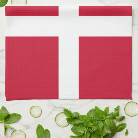Linge De Cuisine Drapeau du Danemark (Plié)
