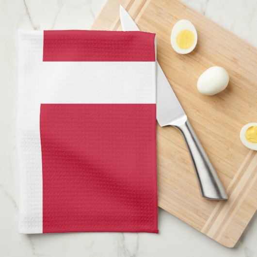 Linge De Cuisine Drapeau du Danemark (Quart Plié)