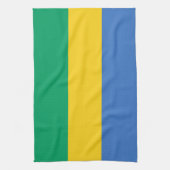 Linge De Cuisine Drapeau du Gabon (Vertical)