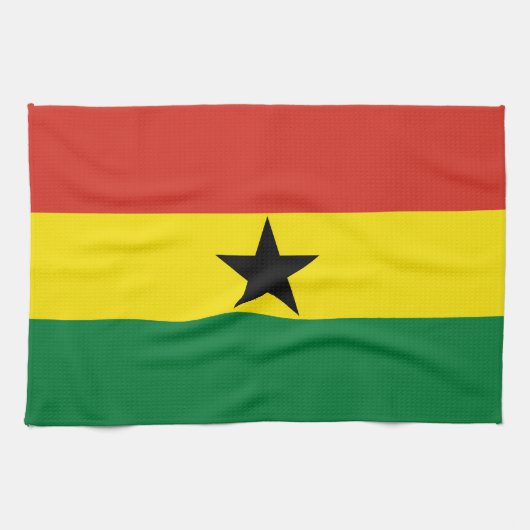 Linge De Cuisine Drapeau du Ghana (Horizontal)