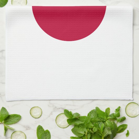 Linge De Cuisine Drapeau du Japon (Plié)