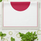 Linge De Cuisine Drapeau du Japon : Hinomaru, Nisshōki, Red Rising  (Plié)