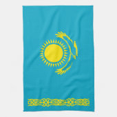 Linge De Cuisine Drapeau du Kazakhstan (Vertical)