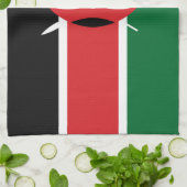 Linge De Cuisine Drapeau du Kenya (Plié)