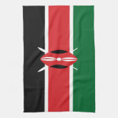 Linge De Cuisine Drapeau du Kenya (Vertical)