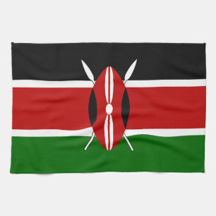 Linge De Cuisine Drapeau du Kenya Bendera ya Kenya