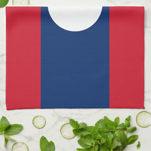 Linge De Cuisine Drapeau du Laos (Plié)