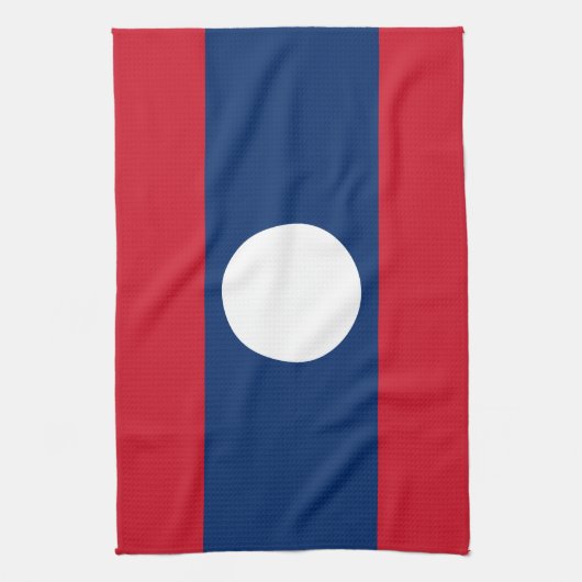 Linge De Cuisine Drapeau du Laos (Vertical)