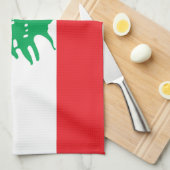 Linge De Cuisine Drapeau du Liban (Quart Plié)